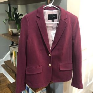 Banana Republic cranberry blazer